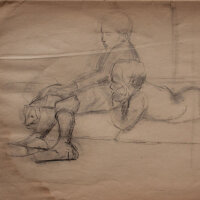 Lucie Müller - Knaben - o.J. - Bleistiftzeichnung