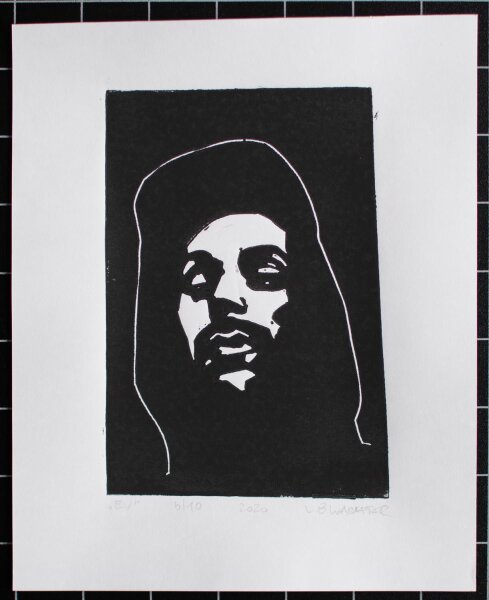 Leonhard Wachter - EV Evidence - 2020 - Linolschnitt