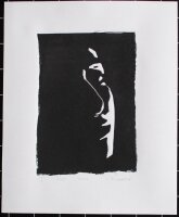 Leonhard Wachter - The Tinder Series J - 2020 - Linolschnitt