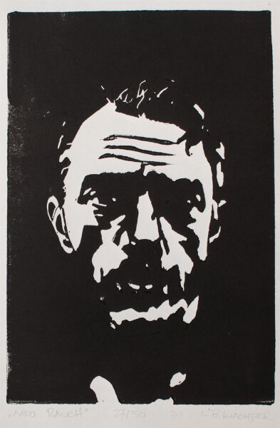 Leonhard Wachter - Neo Rauch - 2020 - Linolschnitt