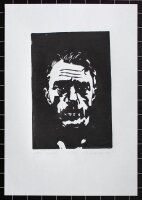 Leonhard Wachter - Neo Rauch - 2020 - Linolschnitt