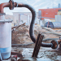 Sooki - Baustelle Berlin-Mitte - 1998 - Farboffset auf...