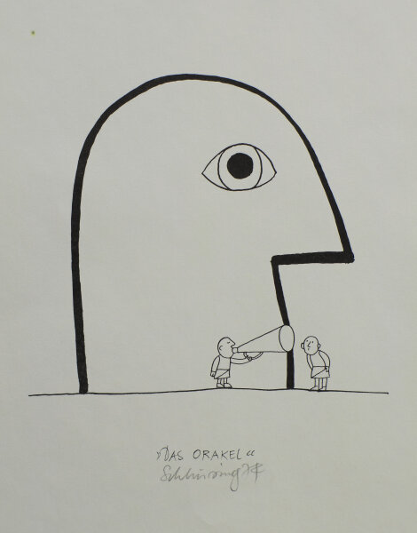 Unbekannt - Das Orakel - 1978 - Offsetlithografie auf leichtem Karton
