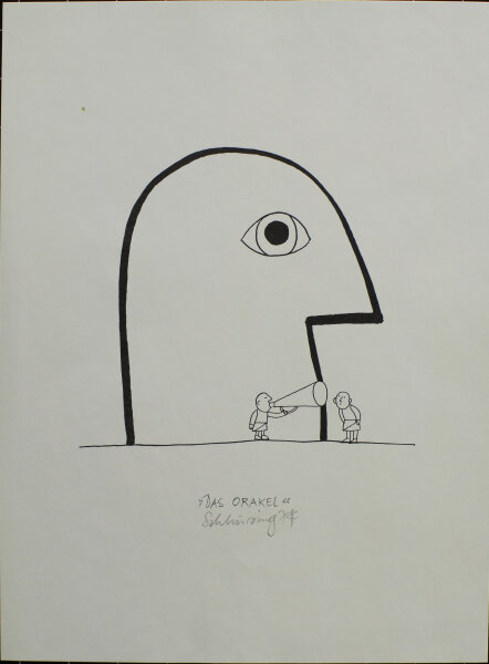 Unbekannt - Das Orakel - 1978 - Offsetlithografie auf leichtem Karton