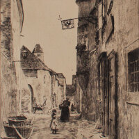 Maximilian Suppantschitsch - Strasse in Dürnstein -...