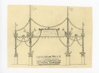 unbekannt - Pavillon - undatiert - Bleistiftzeichnung