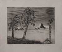 Margarete Michael-Noindl - Rauhreif - o.J. - Radierung