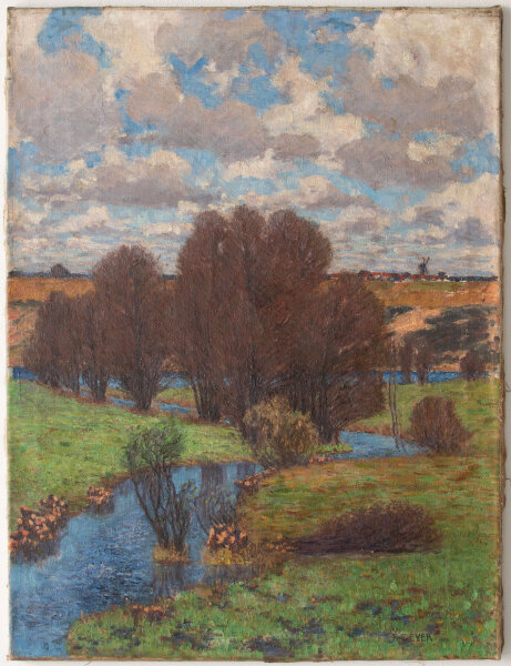 Fritz Geyer - Landschaft - 1900 - Öl auf Leinwand