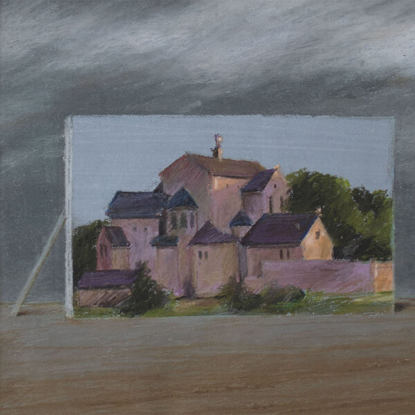 Rolf Steinhausen - Bild im Bild - 1984 - Pastell