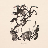 Wolfgang Würfel - Reiter - o.J. - Holzstich
