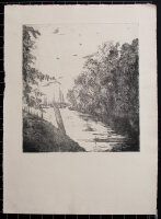 Gerhard Schulte-Dahling - Flußlandschaft - o.J. -...