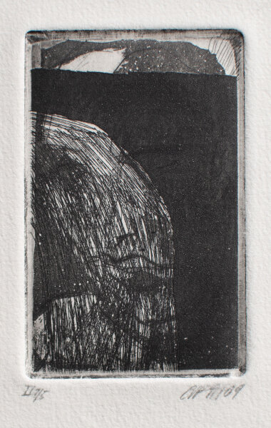 Viktoria Graf - Weibliches Porträt - 2009 - Radierung