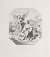 Christian Ernst Stölzel - Hagar in der Wüste - o.J. - Kupferstich