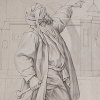 Ferdinand Piloty d.Ä. - Wandernder Musikant - o.J. -...