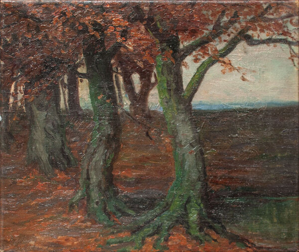 Axel Hansen - Wald - o.J. - Öl auf Leinwand