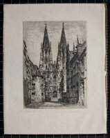 Bruno Reinhold - Kölner Dom - o.J. - Radierung