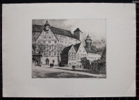 Rudolf Veit - Nürnberg, Burg - o.J. - Radierung