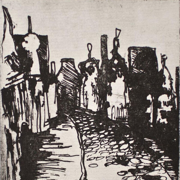 Viktoria Graf - Blumen - 2006 - Radierung