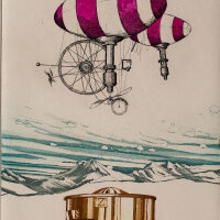 unbekannt - Meerestempel - 1983 - Farbradierung