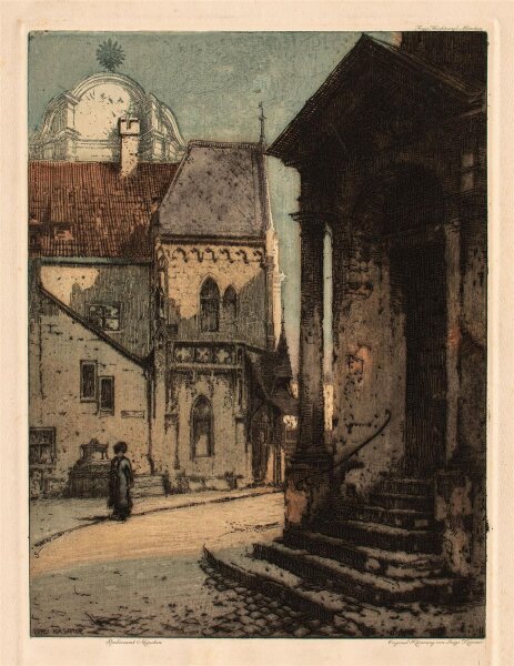 Luigi Kasimir - Standesamt München - o.J. - Farbradierung