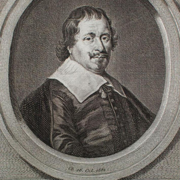 Jacobus Houbraken - Männerporträt Johan Huydecoper - o.J. - Kupferstich