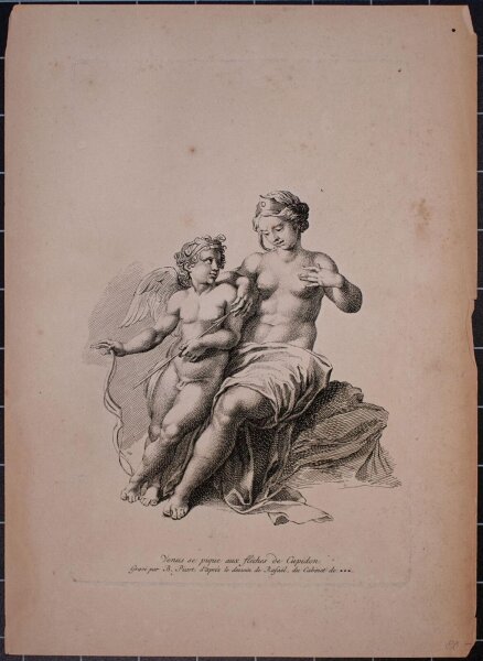 Bernard Picart - Venus und cupidus (Amor) - o.J. - Kupferstich