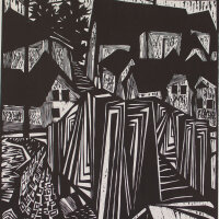 Heinz Kupfernagel - Ansicht eines Ortes - o.J. -...