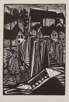 Heinz Kupfernagel - Ansicht eines Ortes - o.J. -...