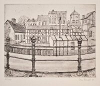 Ann Kienert - Berliner Kanallandschaften - 1975 - Radierung