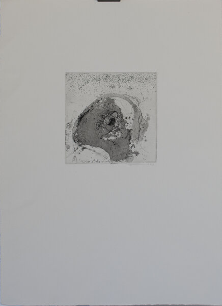 Armin Sandig - Abstrakte Komposition - 1969 - Aquatintaradierung