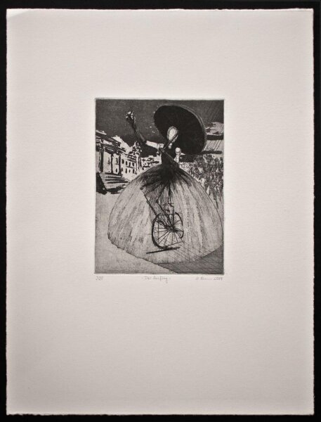 Uwe Braun - Der Ausflug - 2007 - Radierung