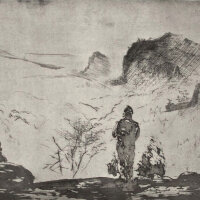 Uwe Braun - Der Blick - 2007 - Radierung