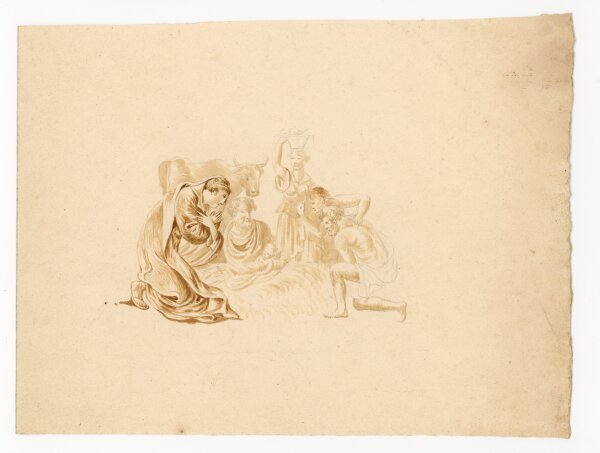 unbekannt - Heilige Familie - o.J. - Tusche