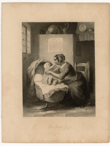 unbekannt - Des Kindes Gruss - o.J. - Stahlstich