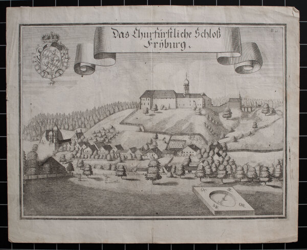 Michael Wening - Das Churfürstliche Schloß Fryburg - o.J. - Kupferstich