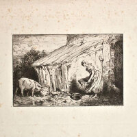 Charles Émile Jacque - Bäuerin - o.J. -...