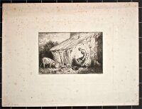 Charles Émile Jacque - Bäuerin - o.J. -...