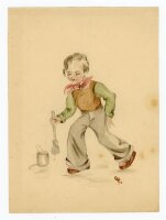 Witt Pfeiffer - Frauenbildnis - o.J. - Aquarell