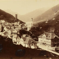 Giorgio Sommer - Hospental in der Schweiz - Um 1890 -...