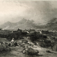 unbekannt - Pont Gwryd, Caernarvonshire - o.J. - Stahlstich