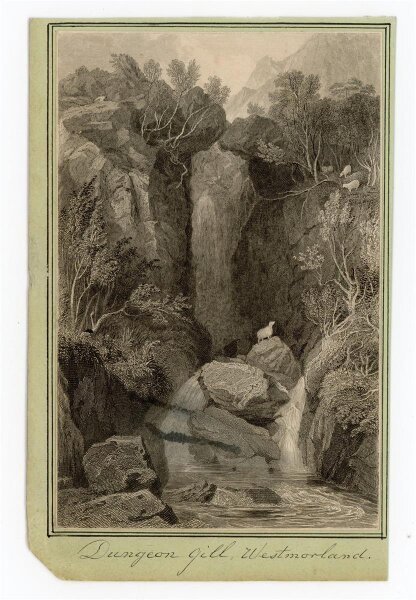 unbekannt - Dungeon Gill, Westmorland - o.J. - Stahlstich