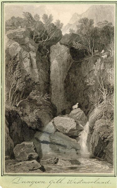 unbekannt - Dungeon Gill, Westmorland - o.J. - Stahlstich