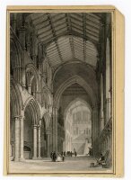 unbekannt - Kircheninneres - o.J. - Stahlstich