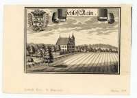 Matthäus Merian - Schloß Rain - o.J. - Kupferstich