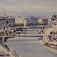 Otto Lehmann - Wien, Kaiser Franz Josephs Kai - 1946 -...