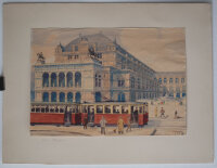 Otto Lehmann - Wien, Staatsoper - 1946 - Aquarell