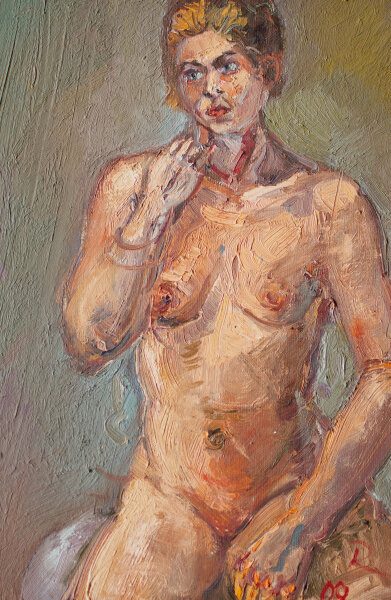 Rolf Walter - Weiblicher Akt - 2009 - Öl auf Leinwand