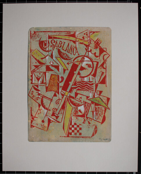 Helmut Patek - ohne Titel - 1993 - Farbholzschnitt