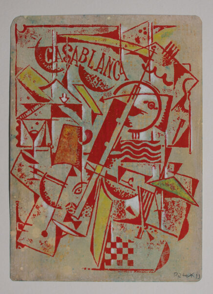 Helmut Patek - ohne Titel - 1993 - Farbholzschnitt