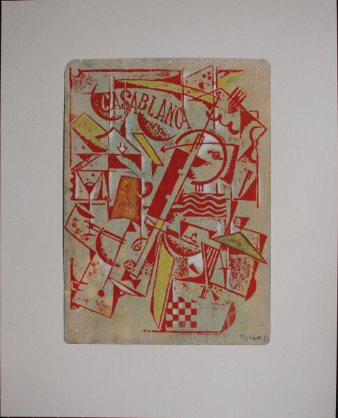 Helmut Patek - ohne Titel - 1993 - Farbholzschnitt